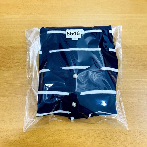 Charter Club Cardigan Womens Size XL Blue Striped Faux Pearl Button Long Sleeve - Picture 10 of 10